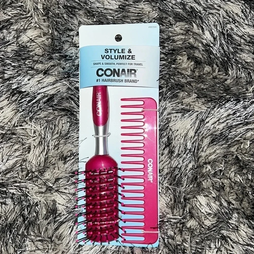 Conair  hair brush and comb set travel size New - Picture 4 of 8
